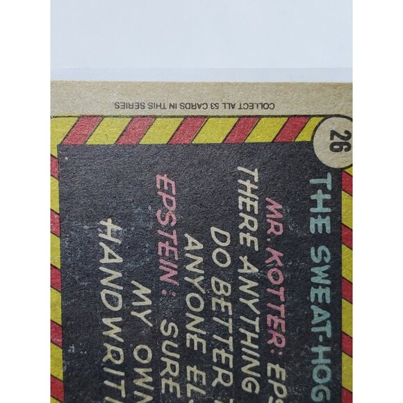 Vintage 1976 Topps Chewing Gum Welcome Back Carter Vinnie Barbarino Trading Card - Picture 6 of 6